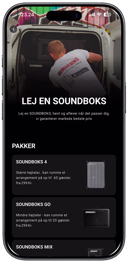 Moveboks application